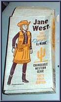 Jane West (2nd Head, Cream Acc) from Best of the West - Johnny West manufactured by Marx [Front]