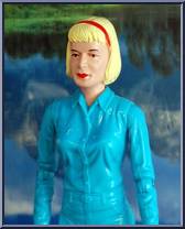 Jane West, Corral, Thunderbolt, Thundercolt from Best of the West - Johnny West - Combos manufactured by Marx [Loose]