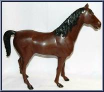 Jane West, Corral, Thunderbolt, Thundercolt from Best of the West - Johnny West - Combos manufactured by Marx [Loose]
