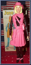 Jane West (Maroon, Pink) from Best of the West - Int'l Canada Variations manufactured by Marx [Loose]