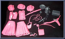 Jane West (Maroon, Pink) from Best of the West - Int'l Canada Variations manufactured by Marx [Loose]