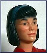 Jane West (Red, Black Hair) from Best of the West - Int'l Canada Variations manufactured by Marx [Loose]