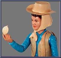 Janice West (Blue or Turquoise) from Best of the West - Johnny West manufactured by Marx [SiggyBoy's Collection]