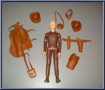 Jay West (Dark Carmel) from Best of the West - Int'l Canada Variations manufactured by Marx [Loose]