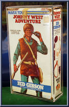 Jeb Gibson from Best of the West - Johnny West Adventure manufactured by Marx [Front]