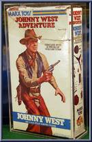 Johnny West (Carmel, Blue & Red Acc) from Best of the West - Johnny West Adventure manufactured by Marx [Front]