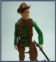 Johnny West (Dark Green) from Best of the West - Int'l Canada Variations manufactured by Marx [Loose]