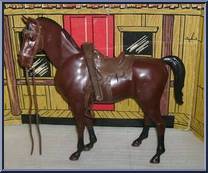 Johnny West, Geronimo, & Buckskin from Best of the West - Johnny West - Combos manufactured by Marx [Loose]