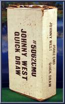 Johnny West (Quick Draw, Blue) from Best of the West - Johnny West Adventure manufactured by Marx [Front]