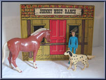 Johnny West Ranch Box Set from Best of the West - Playset Combos manufactured by Marx [Loose]