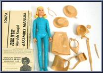 Josie West (Blue or Turquoise) from Best of the West - Johnny West manufactured by Marx [Loose]