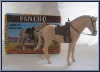Pancho (Palomino) from Best of the West - Johnny West - Accessories manufactured by Marx [Loose]