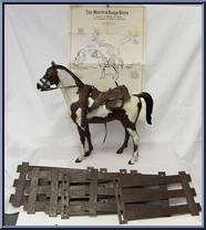 Pinto & Corral Fence from Best of the West - Johnny West - Accessories manufactured by Marx [Loose]