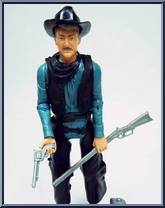 Sheriff Garrett & Thunderbolt (Palomino) from Best of the West - Johnny West - Combos manufactured by Marx [Loose]