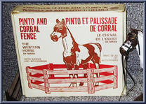 Storm Cloud & Corral Fence (Brown Mane) from Best of the West - Int'l Canada Variations manufactured by Marx [Front]