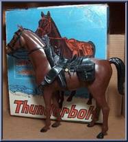 Thunderbolt (Bay) from Best of the West - Johnny West - Accessories manufactured by Marx [Loose]