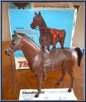 Thunderbolt (Bay) from Best of the West - Johnny West - Accessories manufactured by Marx [Loose]