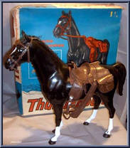 Thunderbolt (Black) from Best of the West - Johnny West - Accessories manufactured by Marx [Loose]