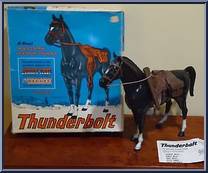 Thunderbolt (Black) from Best of the West - Johnny West - Accessories manufactured by Marx [Loose]