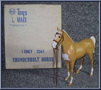 Thunderbolt (Golden Palomino) from Best of the West - Int'l Canada Variations manufactured by Marx [Loose]