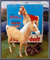Thunderbolt (Palimino) from Best of the West - Johnny West - Accessories manufactured by Marx [Loose]