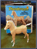 Thundercolt (Palomino) from Best of the West - Johnny West - Accessories manufactured by Marx [Loose]