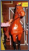 Horse: Tempest (Light Reigns) from Big Jim - Old West Accessories manufactured by Mattel [Loose]