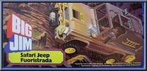 Safari Jeep (Offroad Jeep, Land Rover) from Big Jim - Adventure Vehicles manufactured by Mattel [Front]