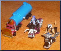 #1 Throttle from Biker Mice From Mars - Micro Machines manufactured by Galoob [Loose]