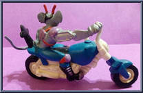 Modo from Biker Mice From Mars - On Bikes manufactured by Yolanda [Loose]