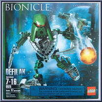 Defilak from Bionicle - 2007 manufactured by Lego [Front]