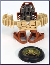 Huki from Bionicle - 2001 manufactured by Lego [Loose]