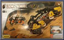 Manas from Bionicle - 2001 manufactured by Lego [Front]
