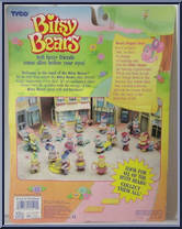 Beary Happy Bear from Bitsy Bears - Basic Series manufactured by Tyco [Back]