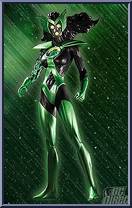 Boodikka (Alpha Lantern) from Blackest Night - Series 1 manufactured by DC Direct [Loose]