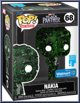 Nakia (Art Series) from Black Panther - Pop! Vinyl Figures manufactured by Funko [Front]