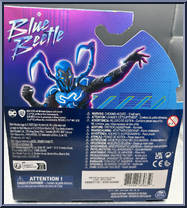 Blue Beetle (Battle-Mode) from Blue Beetle - 4" Scale manufactured by Spinmaster [Back]