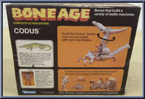 Codus (with Thog) from Bone Age - Stone Clan manufactured by Kenner [Back]