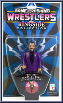 Sinister James Mitchell (Purple Suit) from Bone Crushing Wrestlers - Ringside Collection manufactured by FC Toys [Front]