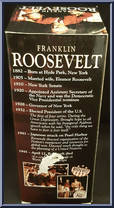 Franklin Roosevelt from Bosley Bobbers - Basic Series manufactured by O.D.M. [Back]