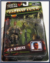 Private First Class Curtis Obregon from Bravo Team - U.S. Marine manufactured by Unimax [Front]
