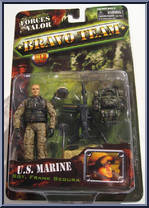 Sergeant Frank Segura from Bravo Team - U.S. Marine manufactured by Unimax [Front]