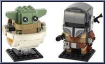 Child #113 / Mandalorian #114 from BrickHeadz - Star Wars manufactured by Lego [Loose]