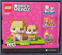 Baby Hamster / Hamster from Brickheadz - Basic Series manufactured by Lego [Back]