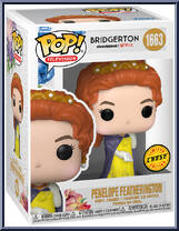 Penelope Featherington (Yellow Gown) (Chase) from Bridgerton - Pop! Vinyl Figures manufactured by Funko [Front]