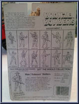 Marc "Kaboom" Walters from Bronze Bombers - Basic Series manufactured by Olmec Toys [Back]