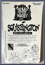 Squishington from Bump in the Night - Bendables manufactured by Street Players [Back]