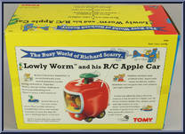 Lowly Worm and his R/C Apple Car from Busy World of Richard Scarry - Basic Series manufactured by Tomy [Back]