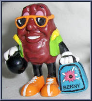 Ben Indasun (Bowler) from California Raisins - Hardees - Wave 4 manufactured by CALRAB [Loose]