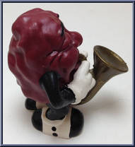Sax from California Raisins - Hardees - Wave 1 manufactured by CALRAB [Loose]